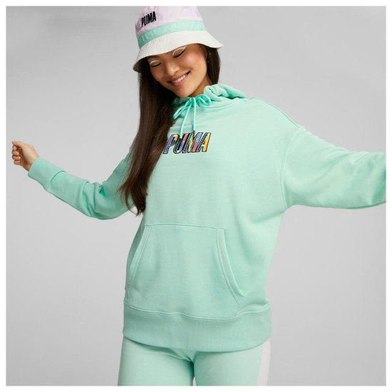 Puma Γυναικείο φούτερ SWxP Graphic Hoodie TR Puma Γυναικείο φούτερ SWxP Graphic Hoodie TR